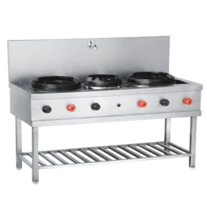 Qualipro 3 SS Three Burner Range, For Hotel