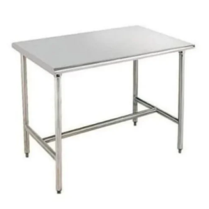 Silver Stainless Steel Kitchen Table