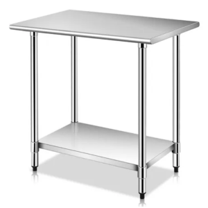 Silver Stainless Steel Kitchen Table