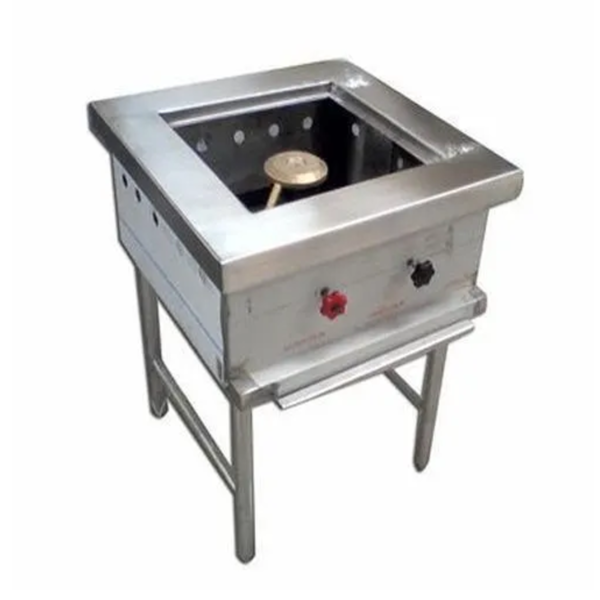 Stainless Steel Single Burner Gas Range, For Hotel