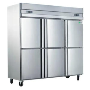 Stainless Steel Six Door Refrigerator Side by Side