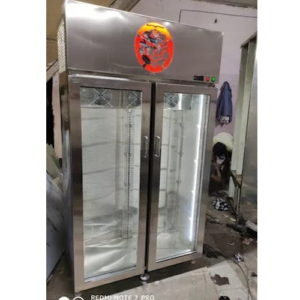 800 L Commercial Glass Door Refrigerator For Restaurant