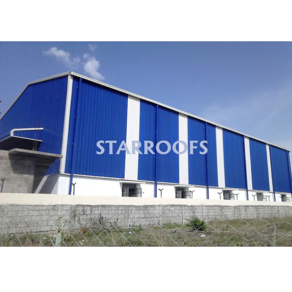 A Shape Godown Roofing Shed