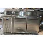 Stainless Steel Pizza Makeline Refrigerator