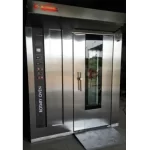 Stainless Steel Double Rotary Rack Oven For Bread, Rusk