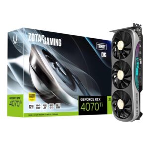ZOTAC GAMING GeForce RTX 4070 Ti Trinity OC 12GB GDDR6X Graphic Card ZT D40710J 10P