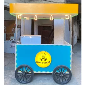 Stainless Steel Pizza Cart Stall