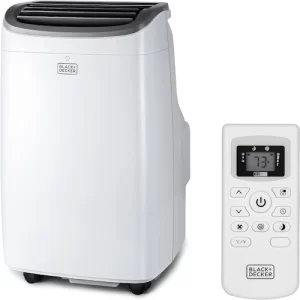 BLACK+DECKER 8,000 BTU Portable Air Conditioner up to 350 Sq. with Remote Control