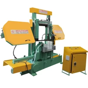 Double Column Semi Automatic Band Saw Machine