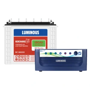 Sine Wave Luminous Eco Volt Inverter 1050 and Rc18000 Tubular Battery