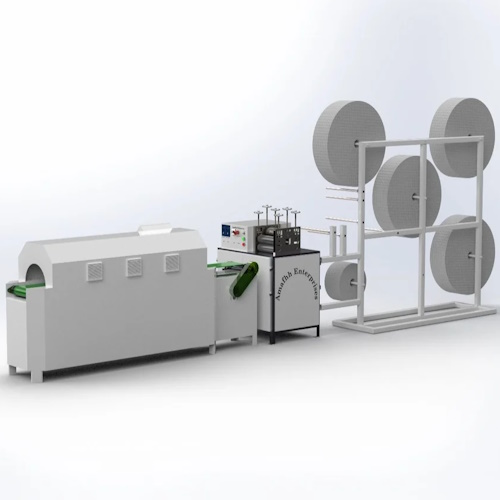 100 Rpm Single Phase Automatic Sanitary Napkin Machine