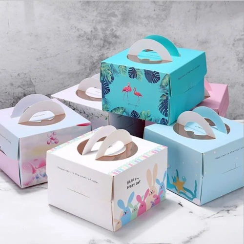 1000 gm Paper Printed Cake Packaging Box