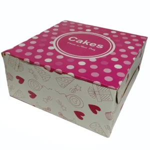 Printed Cake Packaging Box, Square